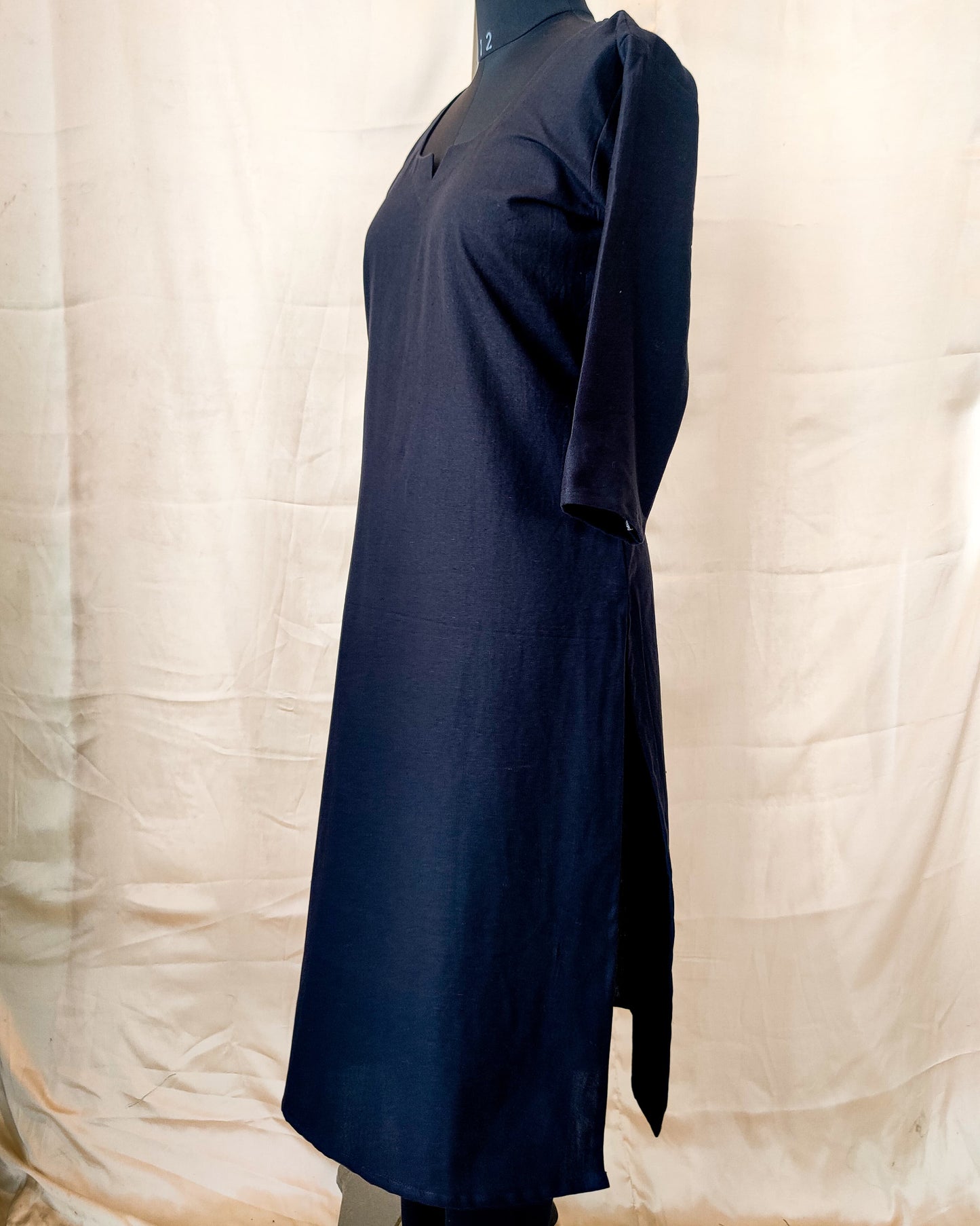 2 A Basic Black Kurta