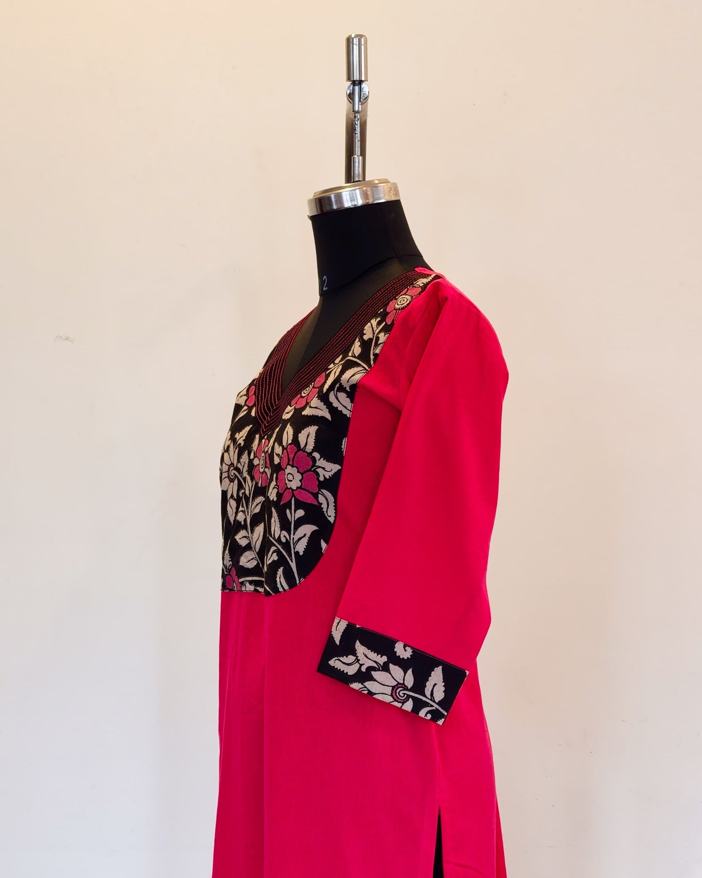 288 Pink with black and pink yoke patch and pink detailing