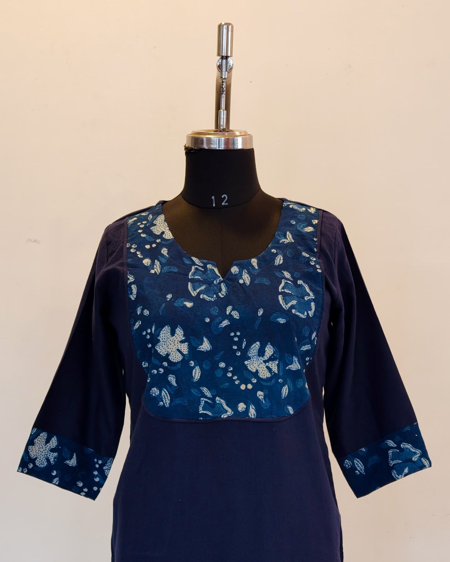 290 Navy blue with indigo patch