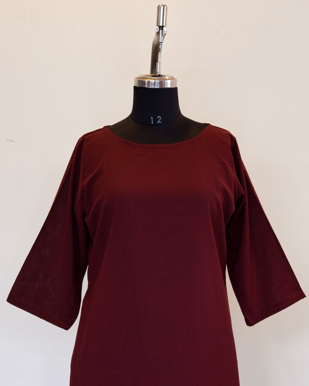 300 Plain brown boat neck co-ord set