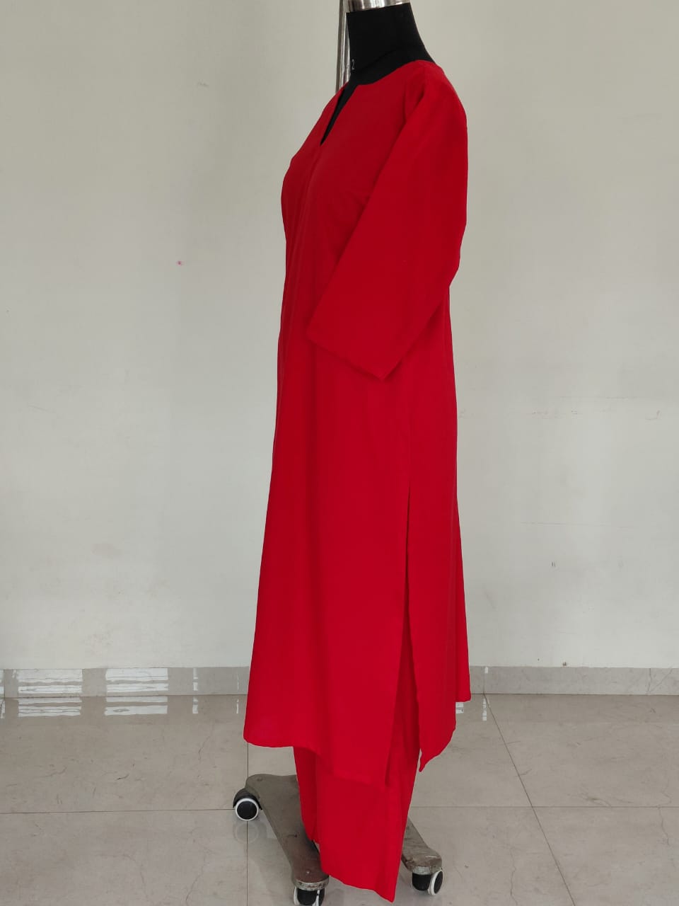 299 Plain red co-ord set