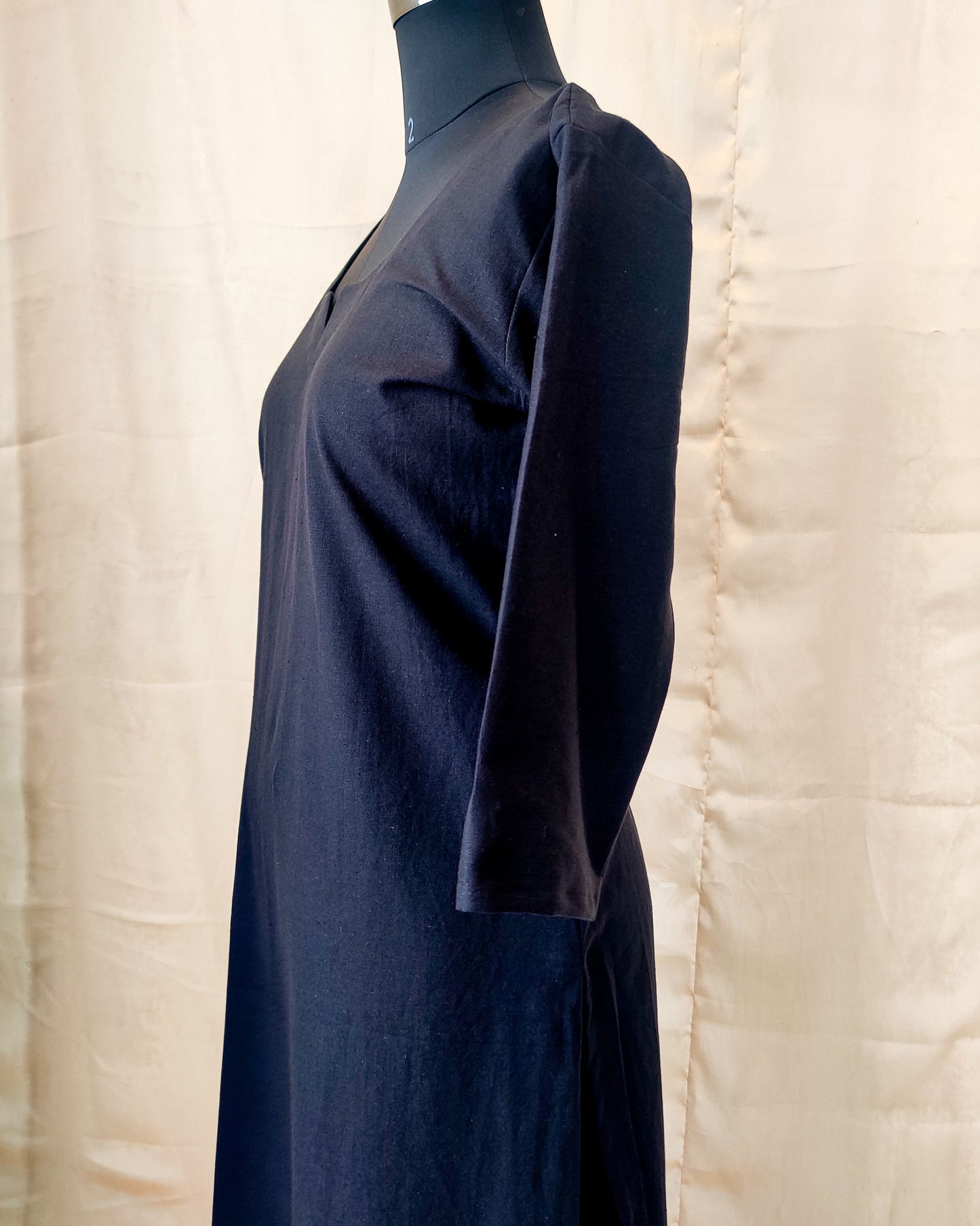 2 A Basic Black Kurta