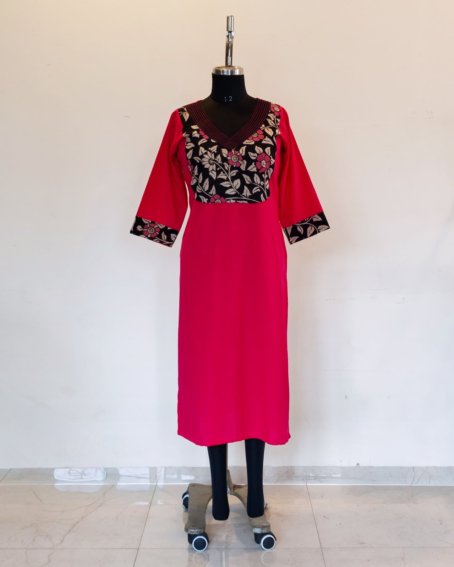 288 Pink with black and pink yoke patch and pink detailing