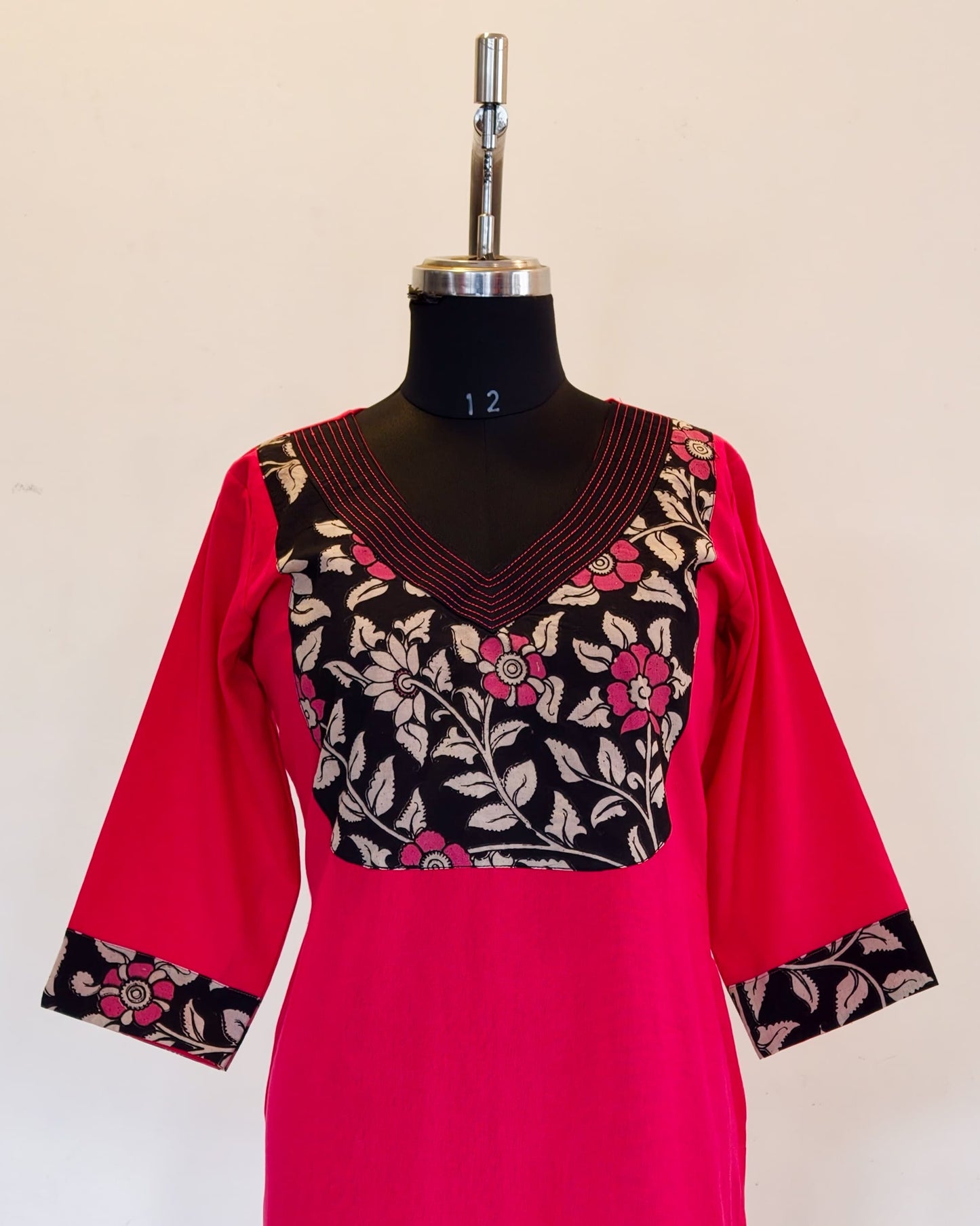 288 Pink with black and pink yoke patch and pink detailing