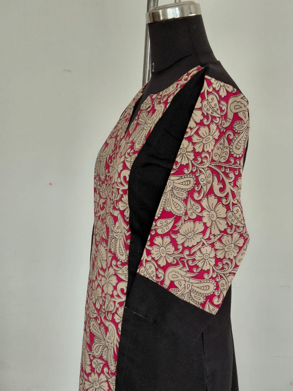 298 Black with kalamkari panel co-ord set