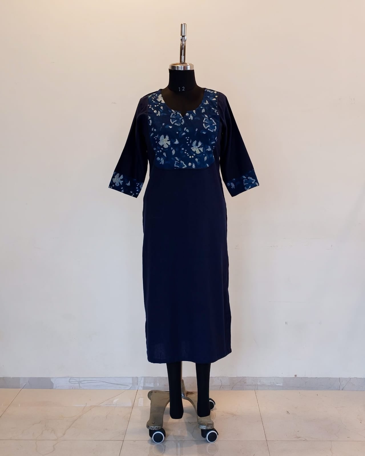 290 Navy blue with indigo patch