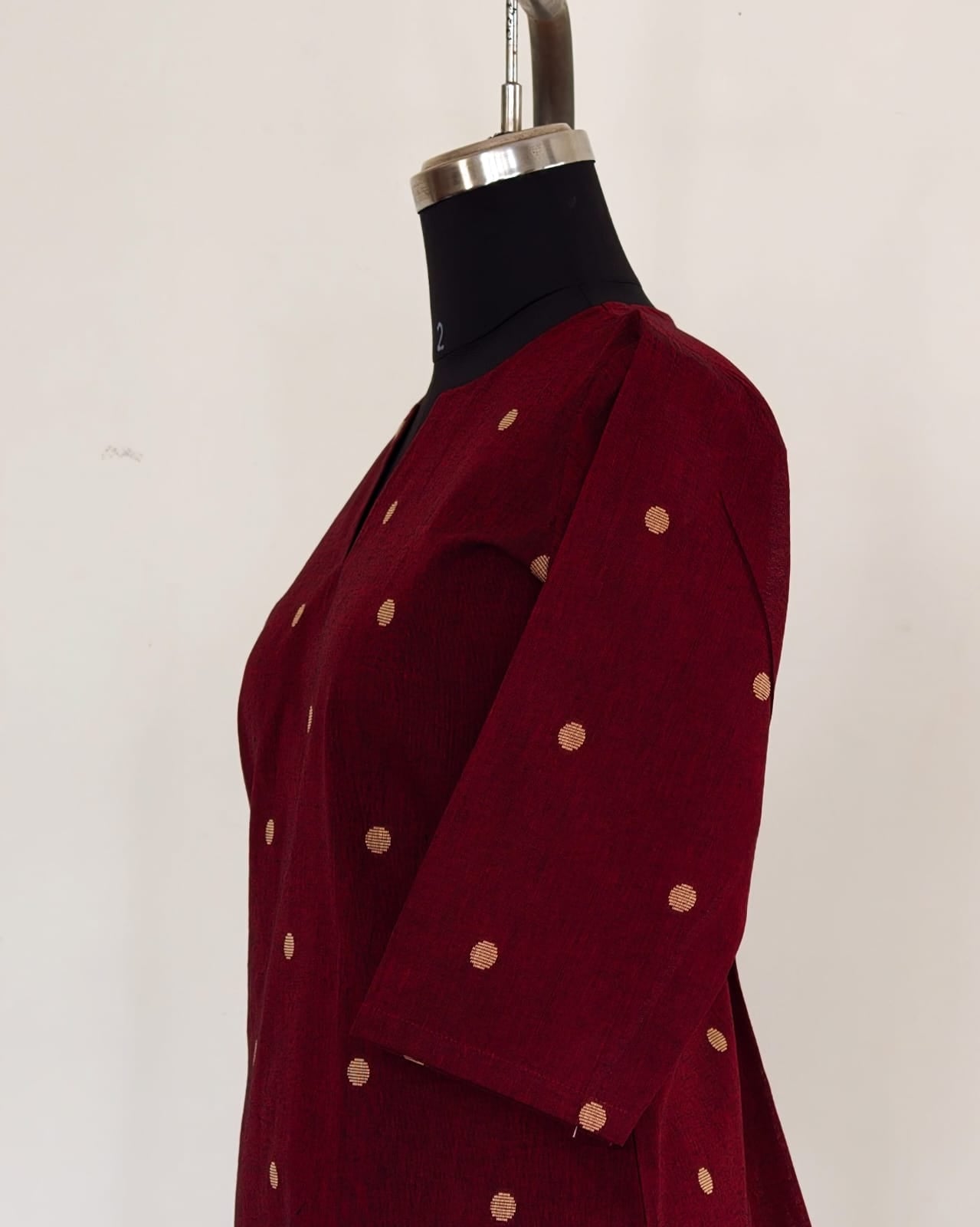 261 Maroon South Cotton Kurta