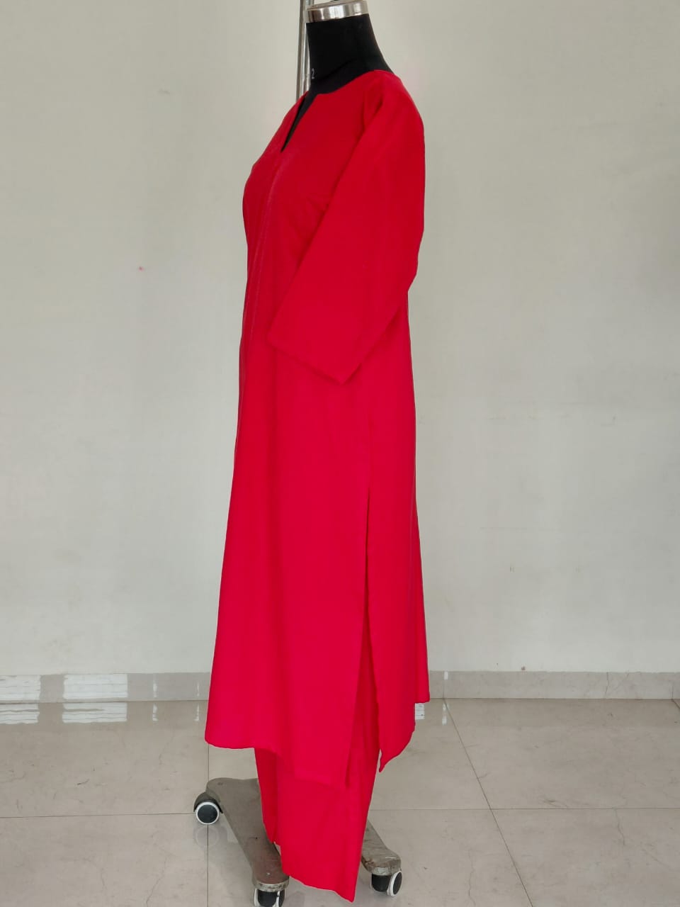 299 Plain red co-ord set