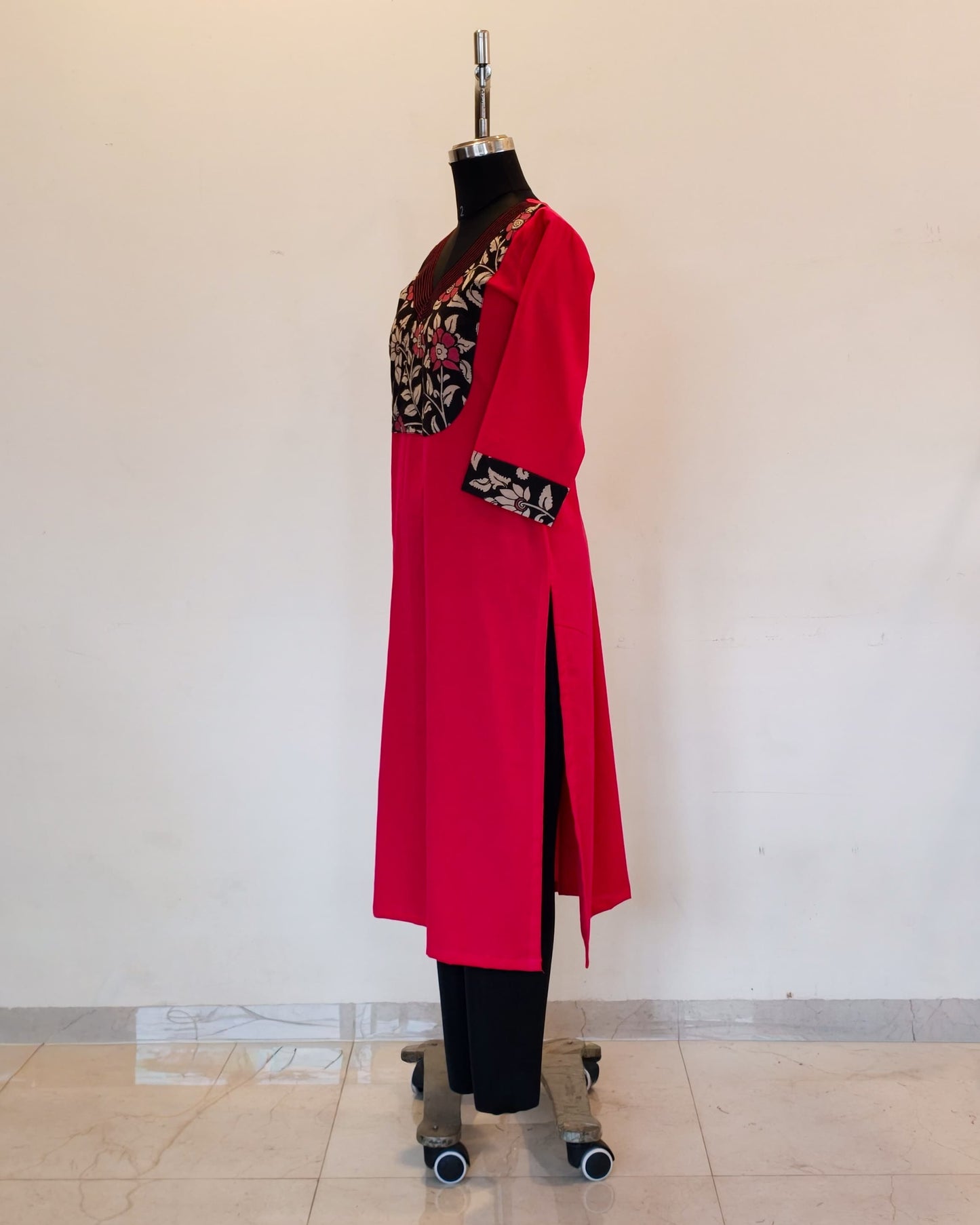 288 Pink with black and pink yoke patch and pink detailing