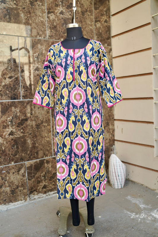 40 Multicoloured Printed Kurti