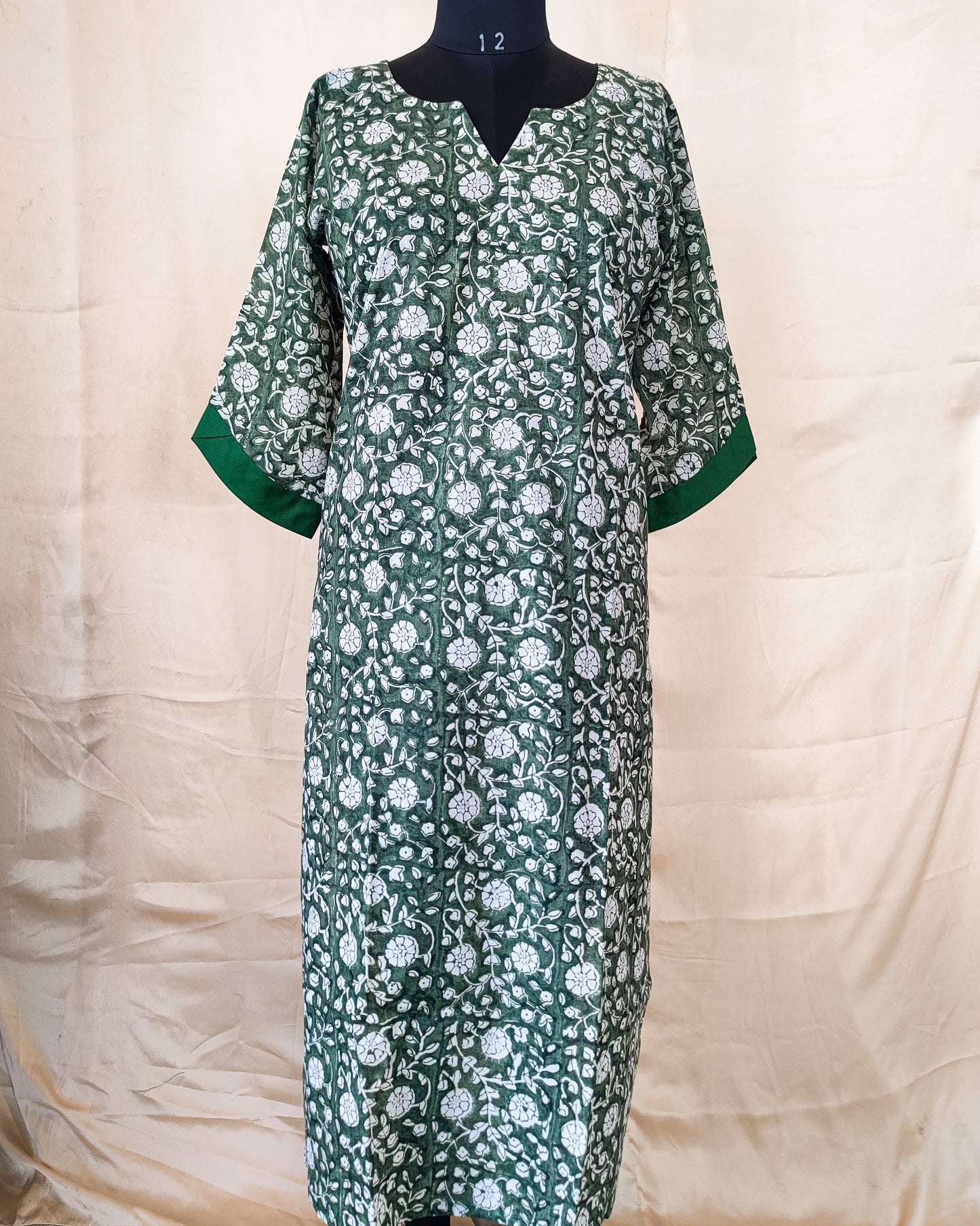 60 Green Printed Kurta
